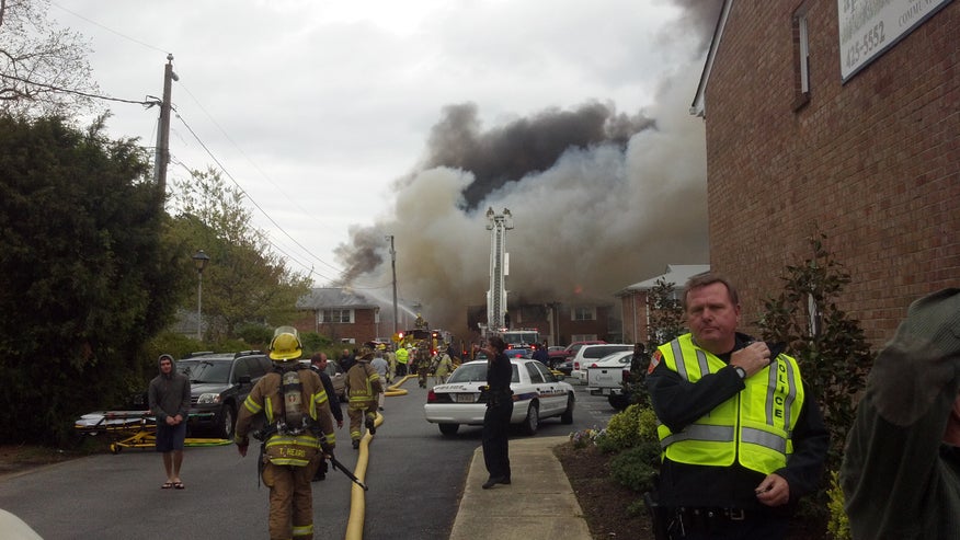 Navy Jet Crash Hits Virginia Homes